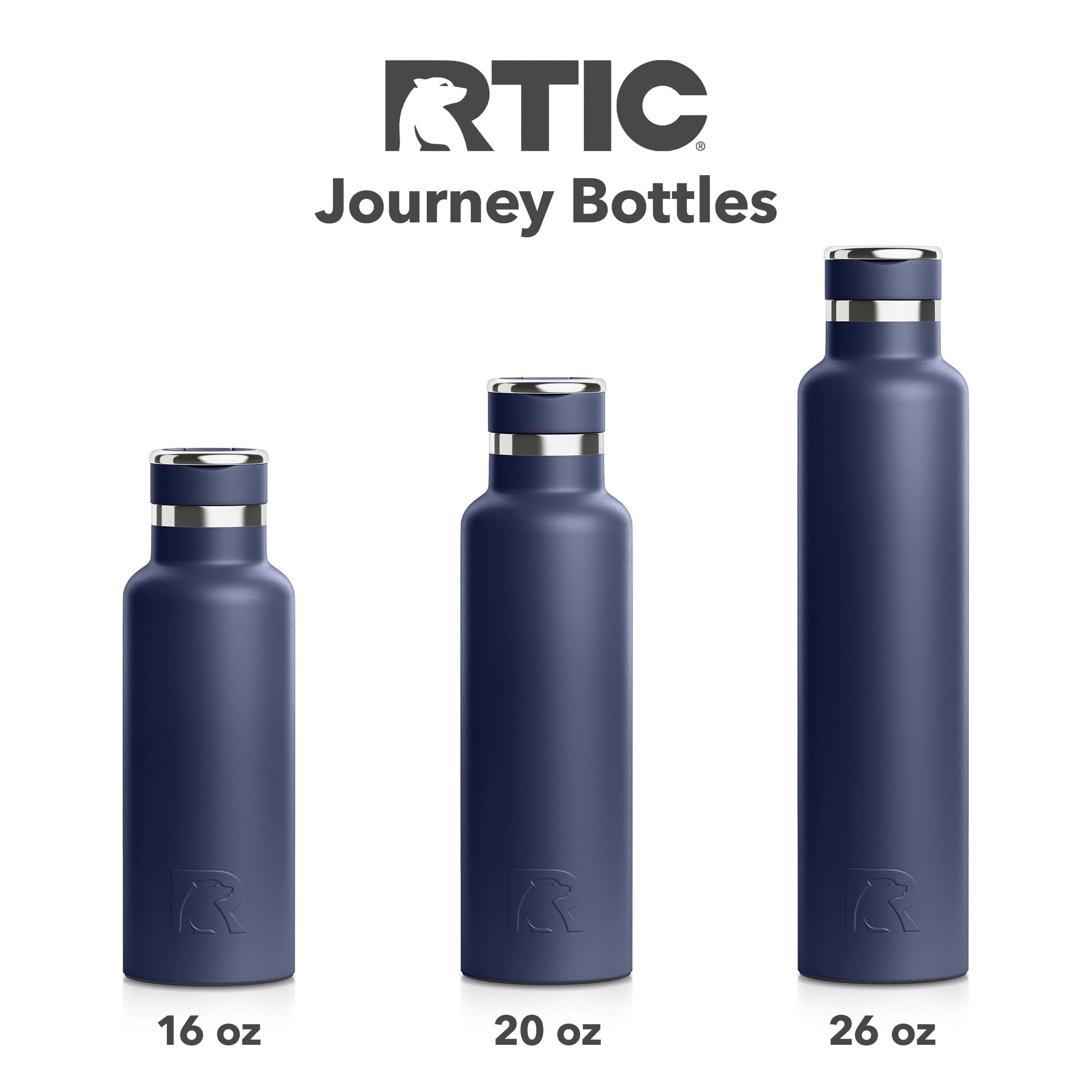 Amazon.com: RTIC 26oz Journey Water Bottle Ceramic Lined Metal
